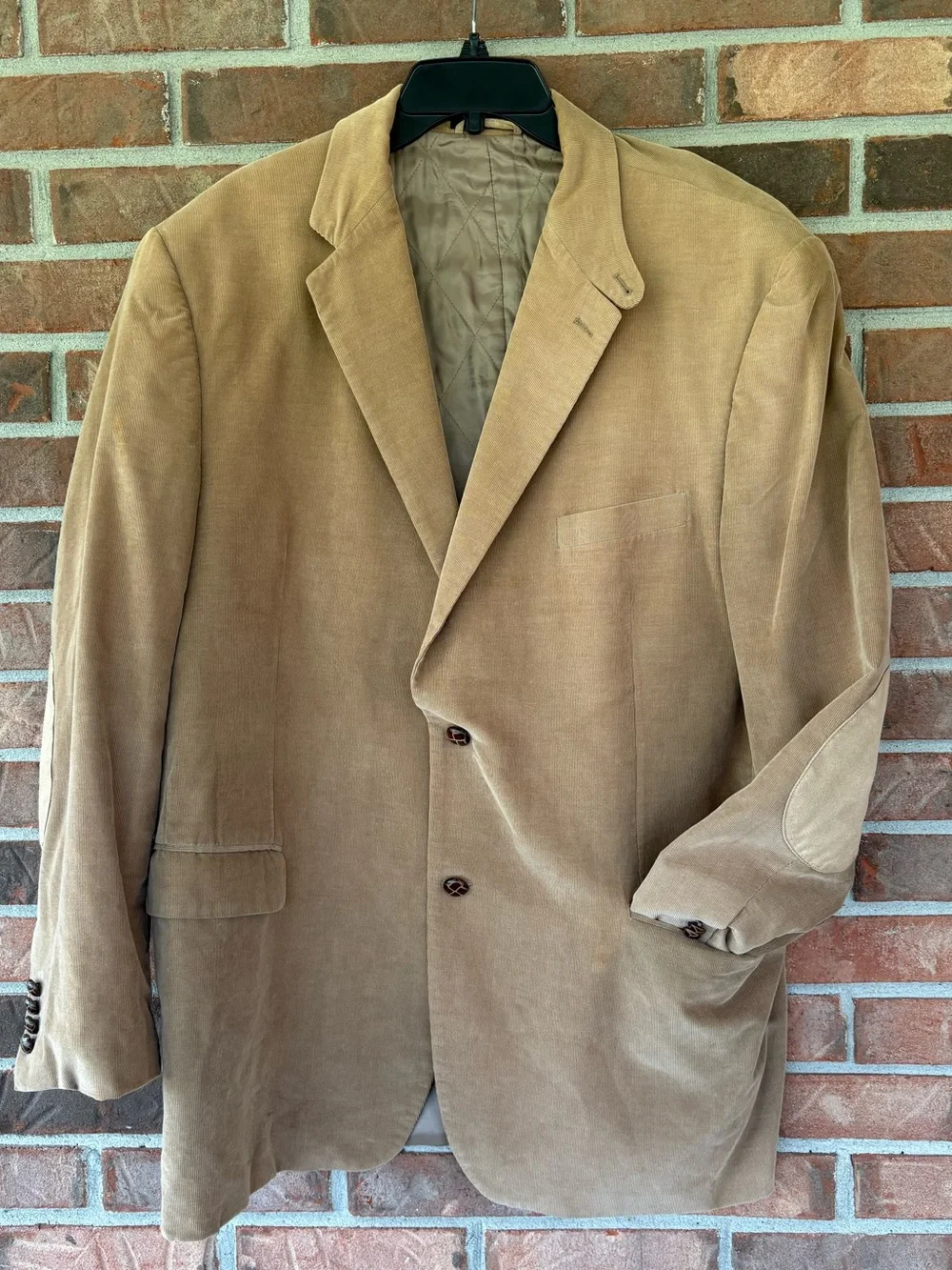 VTG Ralph Lauren green tag Men's Tan Corduroy Blazer